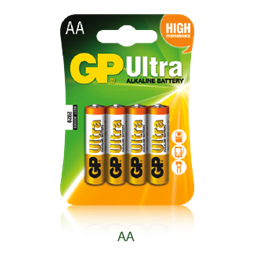 GP Ultra alkaline AA/LR6 4PK (10)