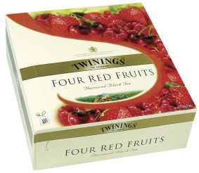 Te TWININGS 4 røde frukter (100)