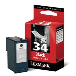 Blekk LEXMARK 18C0034E serie 34 sort