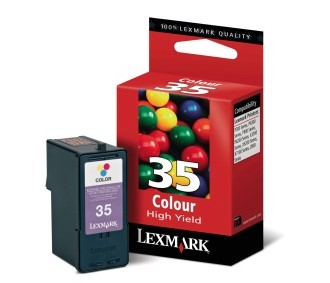 Blekk LEXMARK 18C0035E serie 35 farge