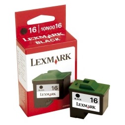 Blekk LEXMARK 10N0016 serie 16 sort