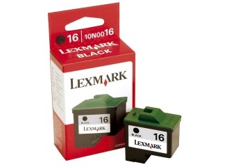 Blekk LEXMARK 10N0016 serie 16 sort