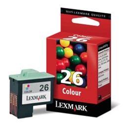 Blekk LEXMARK 10N0026E serie 26 farge