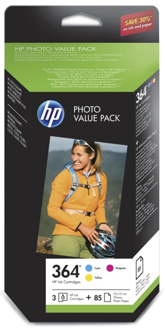 Blekk HP CH082E Valuepack (CMY+ papir)