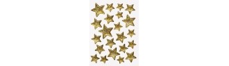 Etikett HERMA dekor Sten stjerner