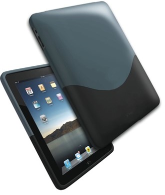 iPadomslag IFROGZ Luxe plast jern/sort