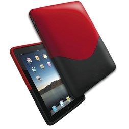 iPadomslag IFROGZ Luxe plast rød/sort
