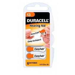 Duracell DA 13 Batteri Høreapp. 6pk