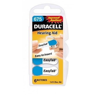 Duracell DA 675 Høreapp.batt 6pkn