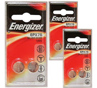 Energizer EPX76 SR44 sølv-o 2pk blister