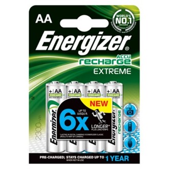 Energizer Oppladbar AA HR6 2300 mAh 4pk bl
