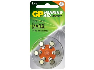 GP batteri høreapp. ZA 13 6 pk