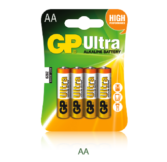 GP Ultra alkaline AA/LR6 4PK (10)