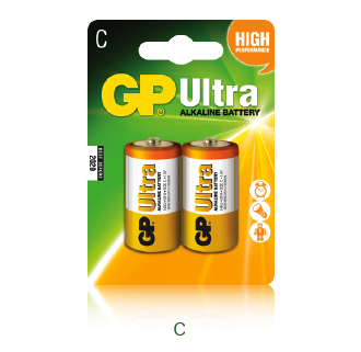 GP Ultra alkaline C/LR14 2PK (10)