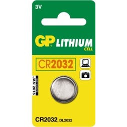 Batteri GP Lithium CR2032 3V C5