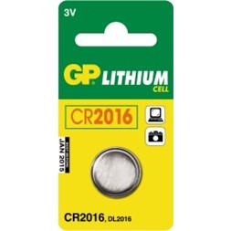 Batteri GP Lithium CR2016 3V
