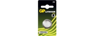 Batteri GP Lithium CR2430 3V