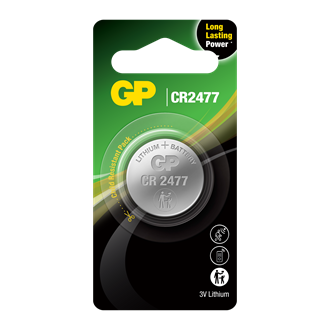 Batteri GP Lithium CR2477 3V