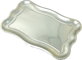 Fat aluminium 30x46cm rektangulært