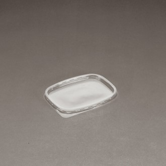 Lokk til plastbeger 140x105mm APET (700)