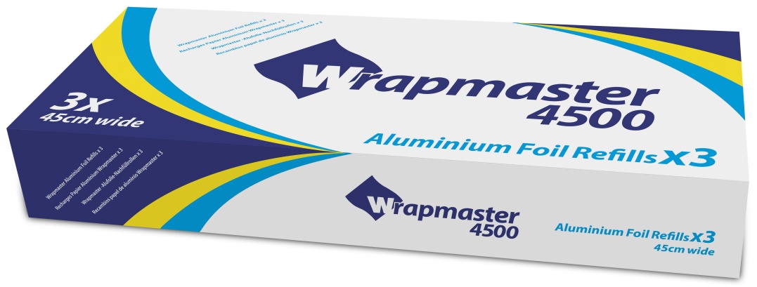 Film Aluminium Wrapmaster 45cm X 150m - Aluminium Recyclé Neutre Alimentaire