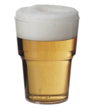 Plastglass PS 60cl m/målestrek 50cl (25)