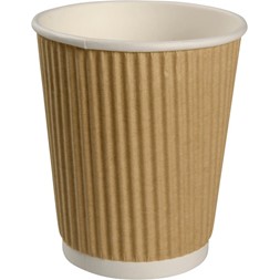 Pappbeger 24cl Ripple Wall 25stk