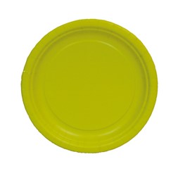 Papptallerken 23 cm lime (45)