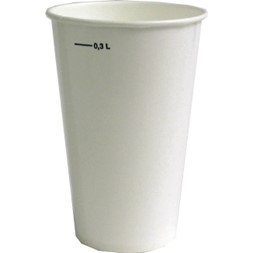 Pappbeger u/hank 36cl Hvit (80)