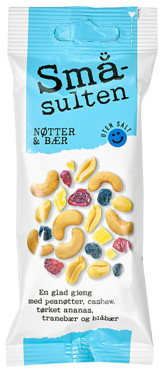 Småsulten nøtter & Bær 60 gr