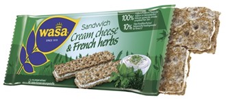Knekkebrød WASA Sandwich urter
