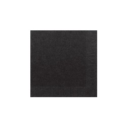Serviett DUNI 3L 33cm Sort (125)