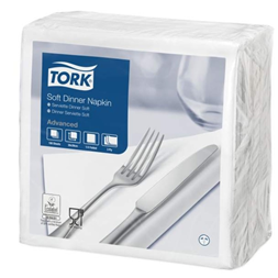 Serviett Tork 3L 39cm Hvit (100)