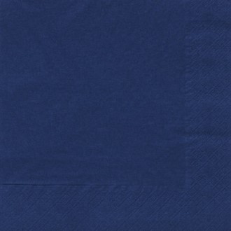 Serviett 3L 33cm Blå (125)