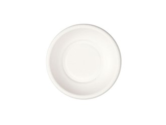 Demoskål bagasse fiber 99mm hvit (50)