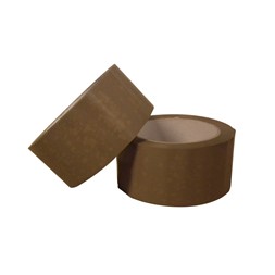 Tape PVC 50mm x 66m 33my brun støysvak