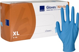 Hanske NITRIL XL blå Abena (200)