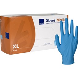 Hanske NITRIL XL blå Abena (200)