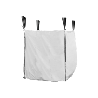 Industrisekk Big Bag 90x90x100cm krage/toppskjørt