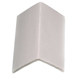 Båndbeskytter 60x60x3/100mm hvit (500)