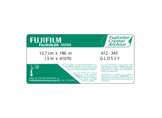 Fuji Papier CA 10,2 cm x 186 mtr glossy (18,972 mý)