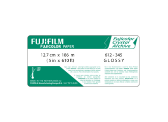 Fuji Papier CA 15,2 cm x 186 mtr lustre (28,272 mý)