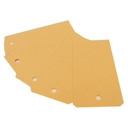 Merkelapper manilla 12x5,7cm med hull