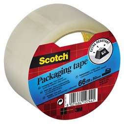 Emballasjetape SCOTCH® 50mmX66m klar
