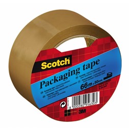 Emballasjetape SCOTCH® 50mmX66m brun