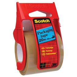 Emb.tape SCOTCH® 50mmx20m med disp. brun