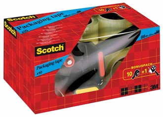 Emballasjetape SCOTCH® AK10 10rl+disp.