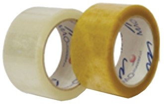 Emballasjetape PP 50mmx66m klar