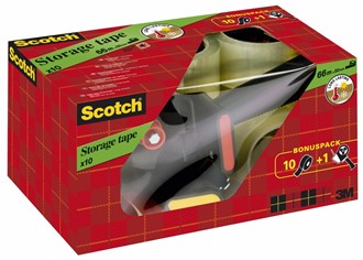 Emballasjetape SCOTCH® 50mmx6m disp (10)