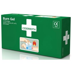 Førstehjelp Burn Gel CEDERROTH 10x10cm 2 i pk